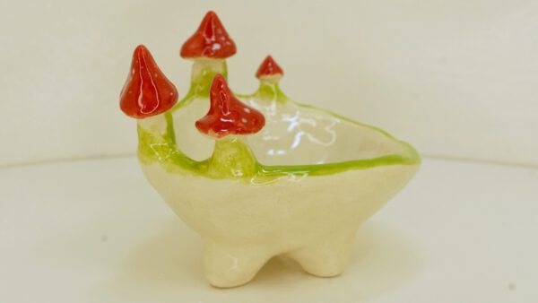 Schaaltje met paddenstoelen